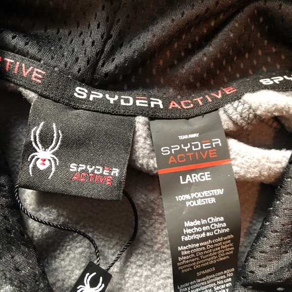 NWT Spyder Active PullOver Sweater With Hoodie - Picture 10 of 11